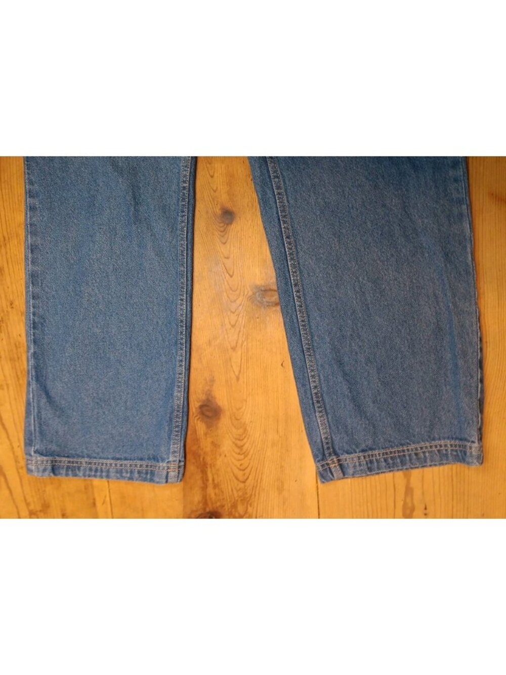 Woman Within Carpenter Jeans Plus 18W Straight Leg High Rise Back Elastic Zip - Picture 5 of 8